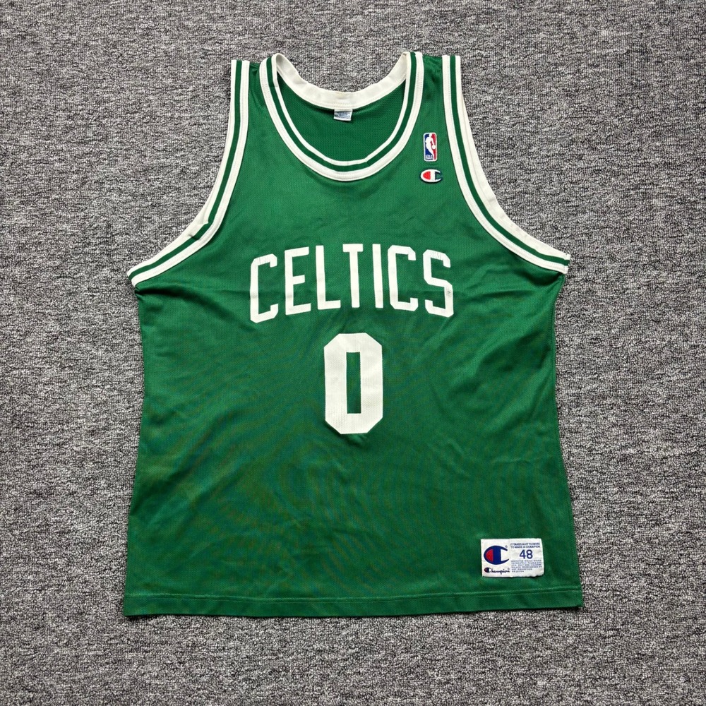 Vintage 90s Champion Boston Celtics Eric Montross NBA Jersey Green Size Large
